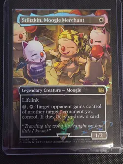 Stiltzkin, Moogle Merchant (Borderless) (Chocobo Track Foil) Final Fantasy Foil - Image 1