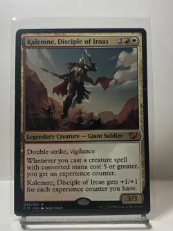 Kalemne, Disciple of Iroas (Non-foil) MP Commander 2015 045/342 Mythic MTG - Image 1