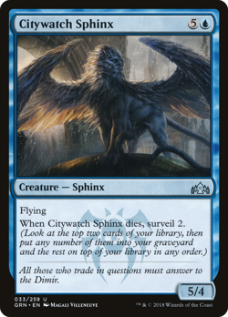 CITYWATCH SPHINX x4 ~mtg NM/M Guilds of Ravnica 4 Unc - Image 1
