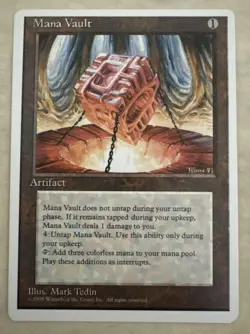 MTG Magic the Gathering Mana Vault Revised Edition Pack Fresh! - Image 1