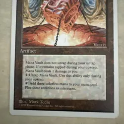 MTG Magic the Gathering Mana Vault Revised Edition Pack Fresh! - Image 2