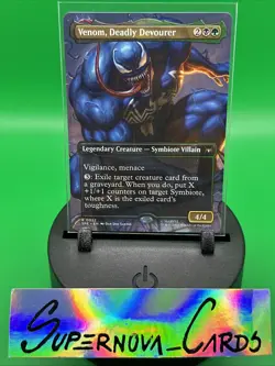 Venom, Deadly Devourer Borderless 22 MTG Marvel's Spider-Man Regular - Image 1