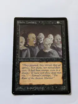 WOTC MTG Vintage Beta Edition Scathe Zombies (LP) CCG Magic the Gathering - Image 2