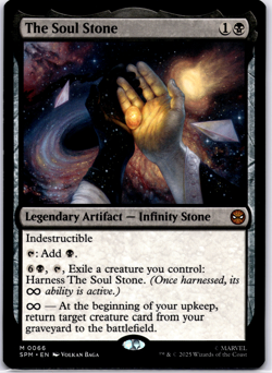 The Soul Stone Regular Spider-Man NM MTG - Image 1