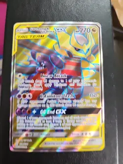 2019 Pokemon S&M Unified Minds Garchomp & Giratina GX 228/236 Full Art - Image 1