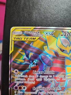 2019 Pokemon S&M Unified Minds Garchomp & Giratina GX 228/236 Full Art - Image 2