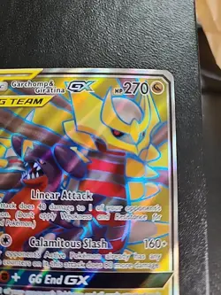 2019 Pokemon S&M Unified Minds Garchomp & Giratina GX 228/236 Full Art - Image 4