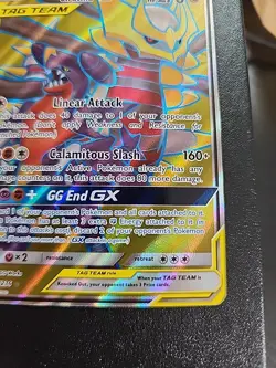 2019 Pokemon S&M Unified Minds Garchomp & Giratina GX 228/236 Full Art - Image 5