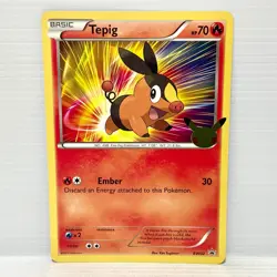 Tepig BW02 Jumbo Pokemon TCG Partner Pack 25th Anniversary - Promo (NM) - Image 1
