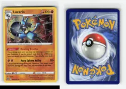 LUCARIO 079/172 BRILLANT STARS HOLO RARE POKEMON TCG NM - Image 3
