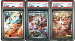 PSA 10 Ralts Kirlia Gardevoir SEQ set SAR AR Japanese SV1S Scarlet ex Pokemon - Image 1