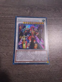 YuGiOh! - Fabled Levilazebul BLMM-EN014 Secret Rare 1st Edition Near Mint - Image 1