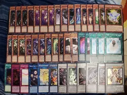 Yugioh 45 Card Chaos Lightsworn Deck Core Minerva Bystial Felis Dragonling - Image 1