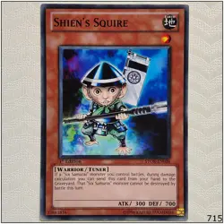 Shien's Squire - STOR-EN026 - Common 1st Edition Yugioh - Image 1