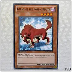 Garmr of the Nordic Beasts - STOR-EN012 - Common 1st Edition Yugioh - Image 1