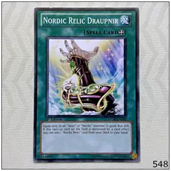 Nordic Relic Draupnir - STOR-EN045 - Common 1st Edition Yugioh - Image 1