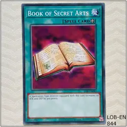 Book of Secret Arts - LOB-EN043 - Common Unlimited Yugioh - Image 1