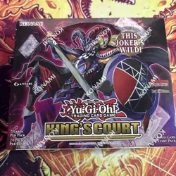 Yugioh King’s Court Booster Box 1st Edition Factory Sealed Brand New - Image 1