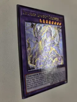 REPLICA Thunder Dragon Colossus (UTR) OP10-EN001 Ultimate Rare Yugioh Custom NM - Image 3