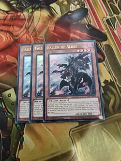 3X Fallen Of Albaz CH01-EN001 Ultra Rare 1ST ED NM Yugioh - Image 1
