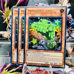 3x Yugioh Playset Mimighoul Slime MP25-EN258 Ultra Rare 1st Ed Near Mint - Image 1