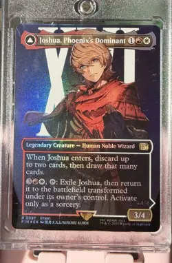 Magic: The Gathering Final Fantasy Joshua, Phoenix's Dominant Foil Card #397 - Image 1