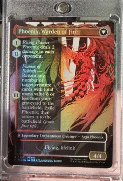 Magic: The Gathering Final Fantasy Joshua, Phoenix's Dominant Foil Card #397 - Image 2