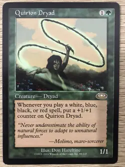 Quirion Dryad MTG Magic the Gathering Card NM Near Mint Planeshift Rare - Image 1