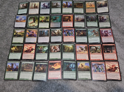 MTG Lot of 40 Creature Cards ( CENTAUR & SATYR )RED WHITE GREEN - Image 1