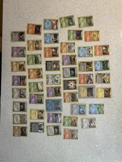 Lot Of (46) Pokemon 2006-07 Cards (8 Uncommon And 3 Rare VG) - Image 1