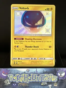 Pokemon Card Voltorb Sv13/sv94 Hidden Fates Baby Shiny Vault Holo NM - Image 1