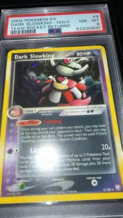 Pokemon Dark Slowking Holo Card 9/109 Excellent Condition - Image 1