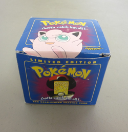 Pokemon 1999 Jigglypuff BK 23k Gold Plated Trading Card - SEALED - FREE SHIPPING - Image 1