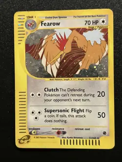 Fearow 011/165 Expedition Base Set Holo Pokemon Card Very Good! WOTC E-Series ! - Image 4