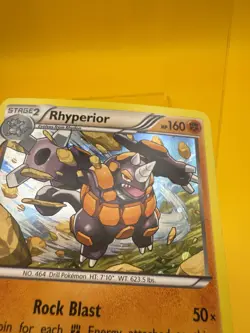 Rhyperior 62/146 XY Cosmo Holo Rare Pokemon Card 2014 Light Play - Image 2
