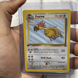 Fearow 36/64 Uncommon Jungle 1st Edition Non Holo Pokemon Card NM Vintage WOTC - Image 1
