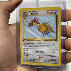 Fearow 36/64 Uncommon Jungle 1st Edition Non Holo Pokemon Card NM Vintage WOTC - Image 2