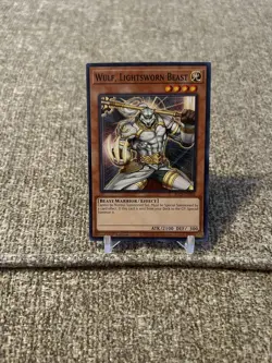 YuGiOh Card Wulf, Lightsworn Beast BLCI-EN058 1st Edition - Image 1