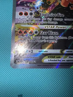 Charizard VSTAR SWSH262 SWSH: Sword & Shield Promo Cards Holo Pokemon TCG - Image 4
