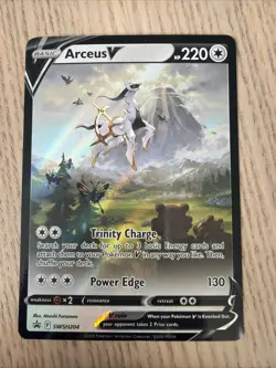 Arceus V SWSH204 SWSH: Sword & Shield Promo Cards Holo NM! - Image 1