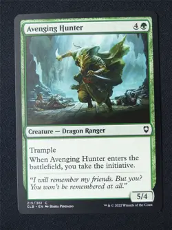 Avenging Hunter - CLB - Mtg Card #95T - Image 1