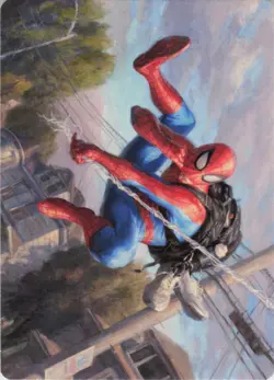Spider-Man, Web-Slinger Art Card S Art Series: Marvel's Spider-Man 4 NM Normal M - Image 1