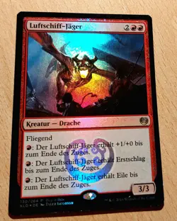 MTG Magic: # FOIL # Luftschiff-Jager,Skyship Stalker, DEUTSCH Drache - Image 1
