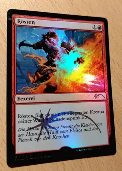 Mtg Magic: # FOIL # Rosten /Roast, DEUTSCH Nearmint - Image 1