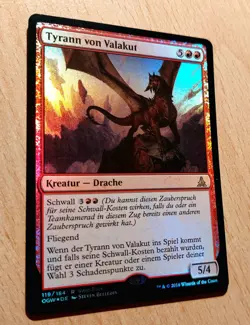 MTG Magic: # FOIL # Tyrann von Valakut,Tyrant of Valakut, DEUTSCH Drache - Image 1
