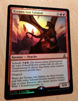 MTG Magic: # FOIL # Tyrann von Valakut,Tyrant of Valakut, DEUTSCH Drache - Image 2