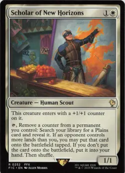 Scholar of New Horizons R Commander: FINAL FANTASY 252 NM MTG - Image 1