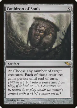 MTG CAULDRON OF SOULS PLAYED - CALDERONE DELLE ANIME - SHM - MAGIC - Image 1