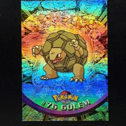 topps Pokemon TV Animation Edition Series 1 Rainbow Holo Foil #76 Golem - Image 1