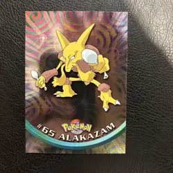 2000 Topps Holo Foil #65 Alakazam Pokemon Card TV Series 1 Nm/vlp - Image 1